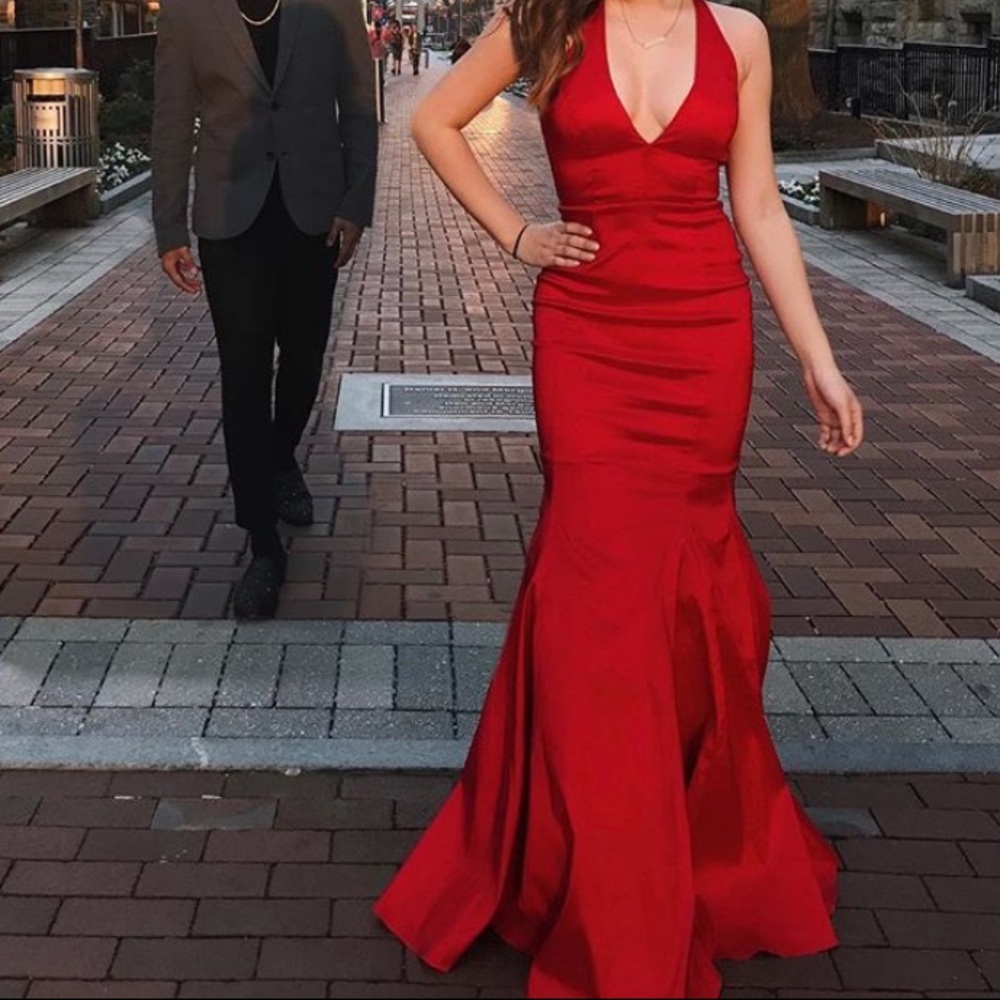 Red Windsor Prom Dress